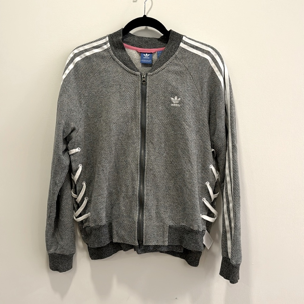 Adidas track suit size M %100 cotton